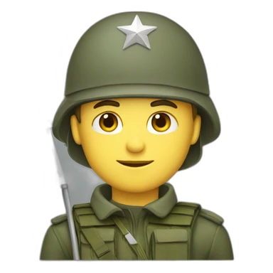 russian soldier with flag sticker