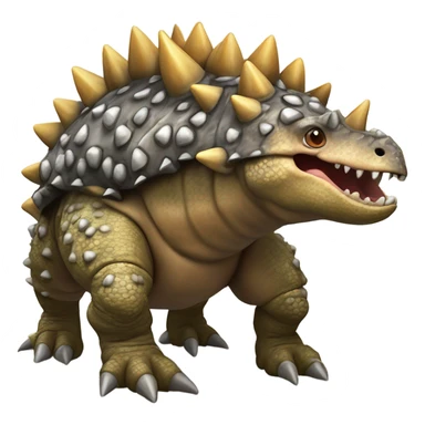 realistic Ankylosaurus sticker