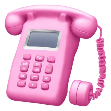 pink phone sticker
