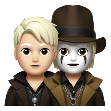 My Emojj will be of the character "Two Time", from roblox forsaken. sticker