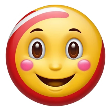 smiling candy sticker