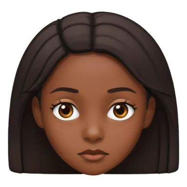 Black girl side eyeing  sticker