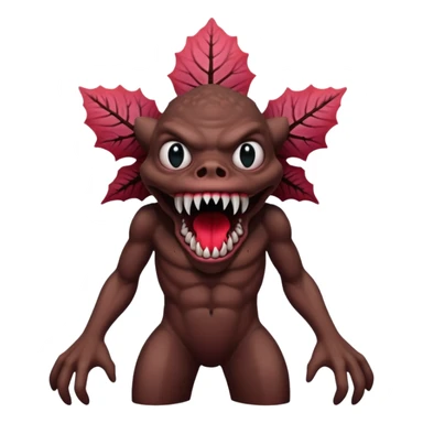 El demogorgon de strager thins sticker