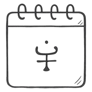 Iranian calendar sticker