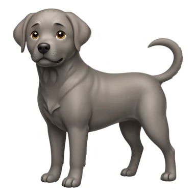 Grey Labrador  sticker