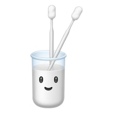 medical Cotton swab sticker