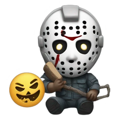 Jason vorhees birthday sticker