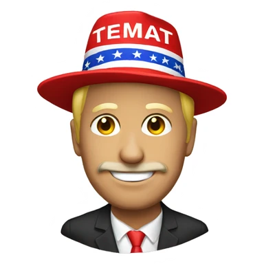 Make American great again hat sticker