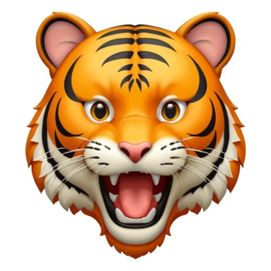 Tigre qui baille sticker