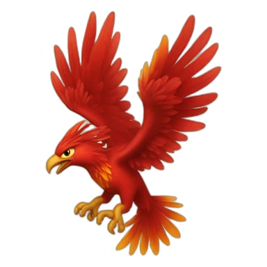 red phoenix sticker