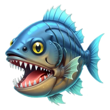 Angler Fish – Large mouth with sharp teeth and light lure sticker
