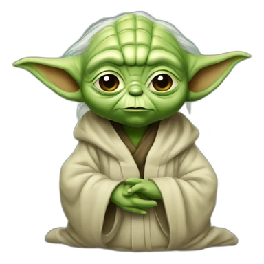 Yoda qui reve sticker