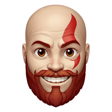 kratos smıle sticker