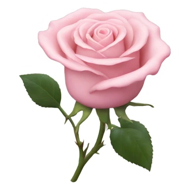 pastel pink rose sticker