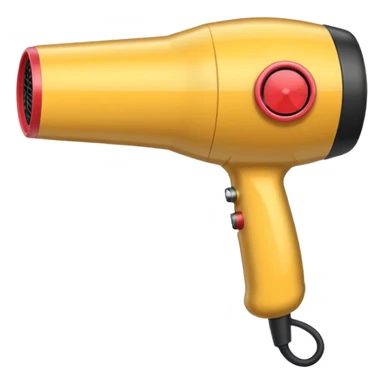 hair dryer sticker