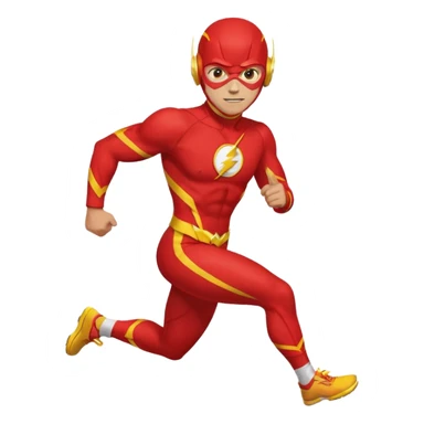 Flash man running  sticker