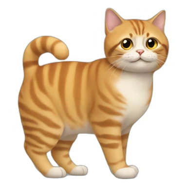 Chat dans les bras sticker