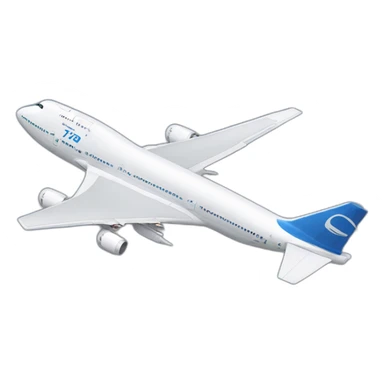 Boeing 747 sticker