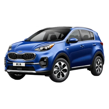 Kia Sportage 2021 darkest blue sticker