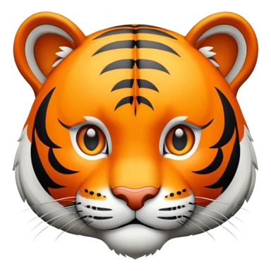 cartonish tiger sticker