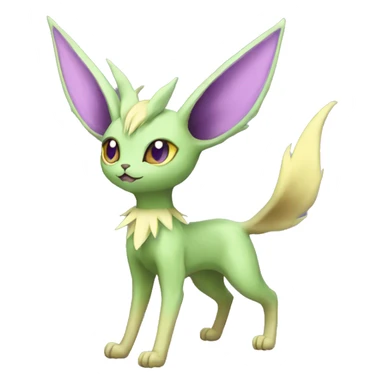Espeon-Leafeon full body sticker