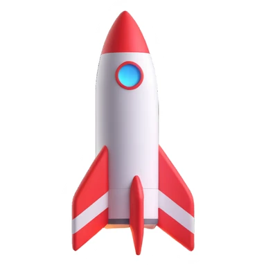 Rocket Colour full sticker