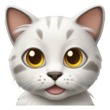 cat with big paws sticker