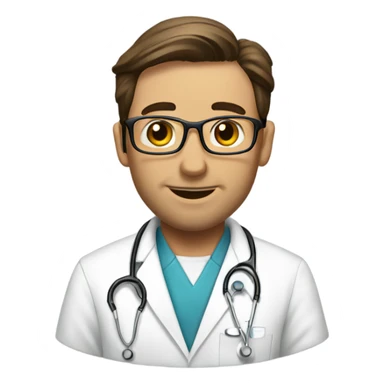 Doctor reversing a vasectomy sticker