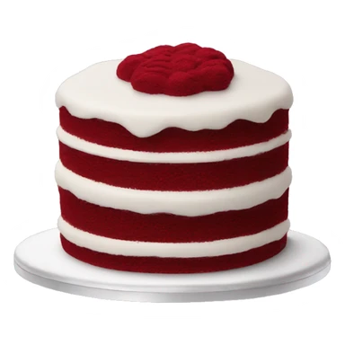 Red velvet cake sticker