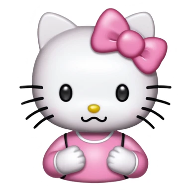 metallisorvi jossa on hello Kitty värit ja teema sticker