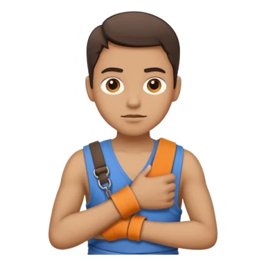 I want an emoji of someone with their right arm in a sling sticker