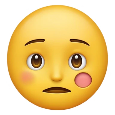 unamused emoji with a straight face side eye  sticker
