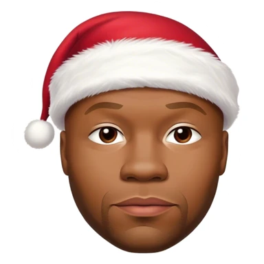 james doakes with santa hat sticker