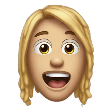 ((((Realistic)))) anti-emoji not emoji face sticker