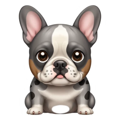 French bulldog Merle  sticker