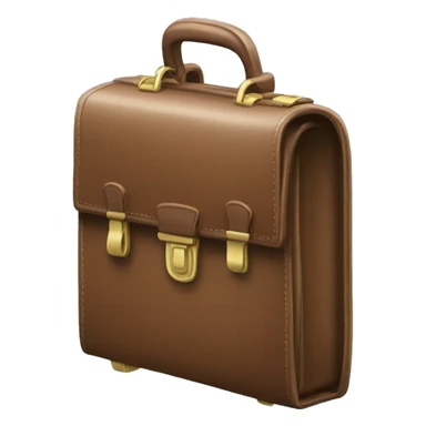 briefcase with house sticking out sticker