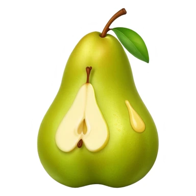 Birne mit Butter sticker