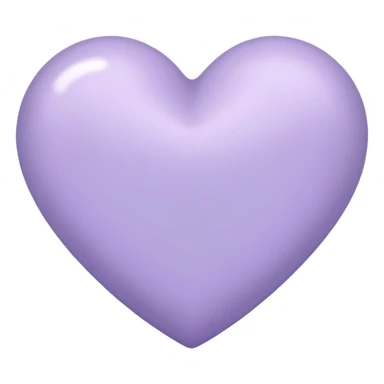 aesthetically pleasing lavender-colored heart sticker