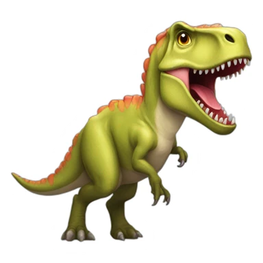 tyrannosaurus-unicorn sticker