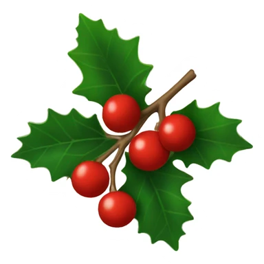 Holly berry  sticker