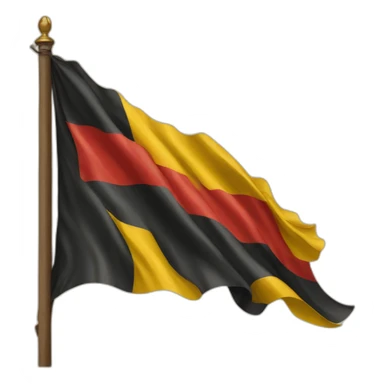 drapeau allemand en 1947 sticker