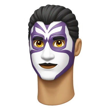 Un hombre sin cara ni pelo sticker