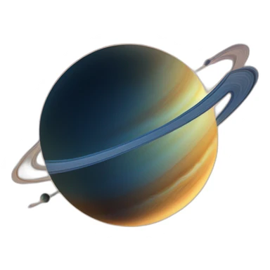 planet earth with saturn's rings sticker