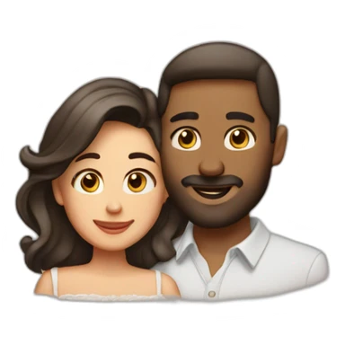 Husband in love with wife sticker