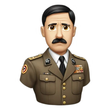 Hitler lève la main sticker