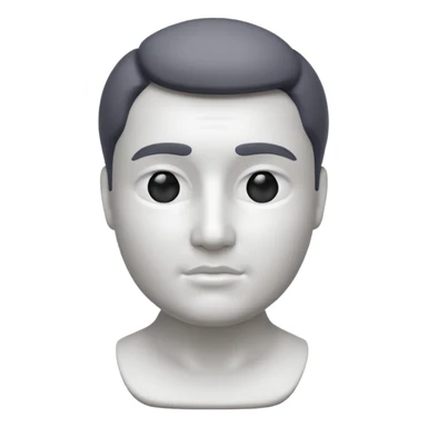 Ceramic bust sticker