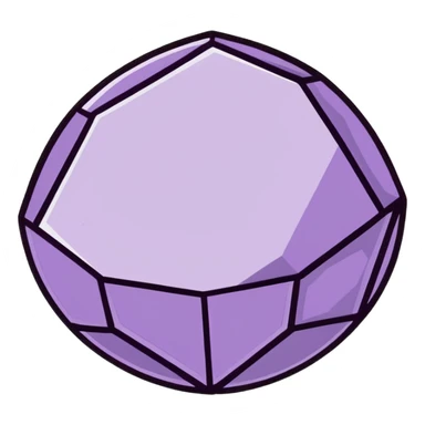 amethyst crystal gemstone sticker