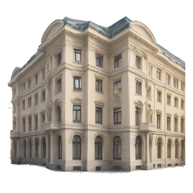 budapest building sticker