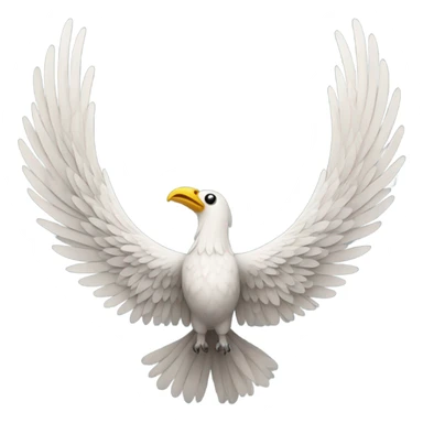 number 7 with wings sticker