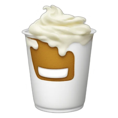 Danette yogurt sticker